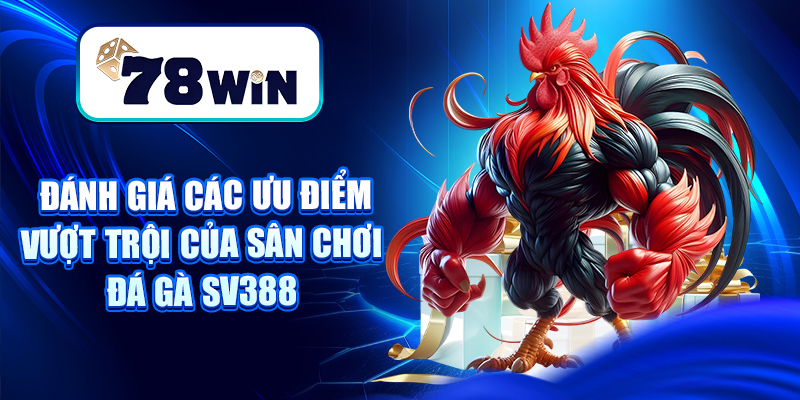 Đánh giá các ưu điểm vượt trội của sân chơi Đá Gà SV388